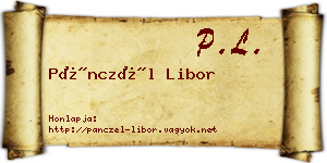 Pánczél Libor névjegykártya